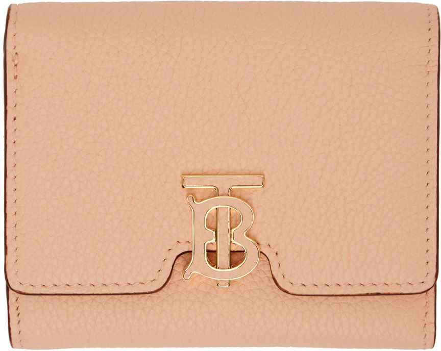 Burberry Zip Around Wallet Pink