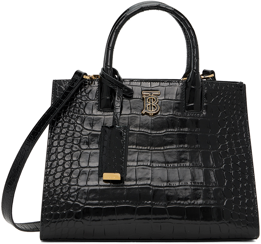 Burberry: Black Mini Frances Bag | SSENSE