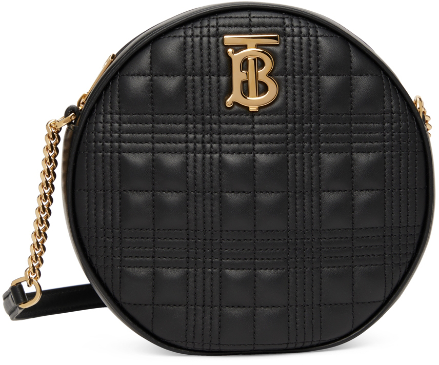 Burberry's Leather Shoulder Bag - Black Shoulder Bags, Handbags - BUR381011