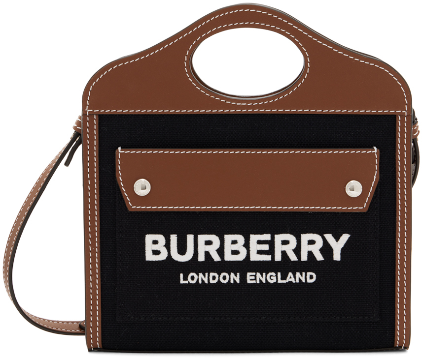 Burberry Black Micro Pocket Shoulder Bag