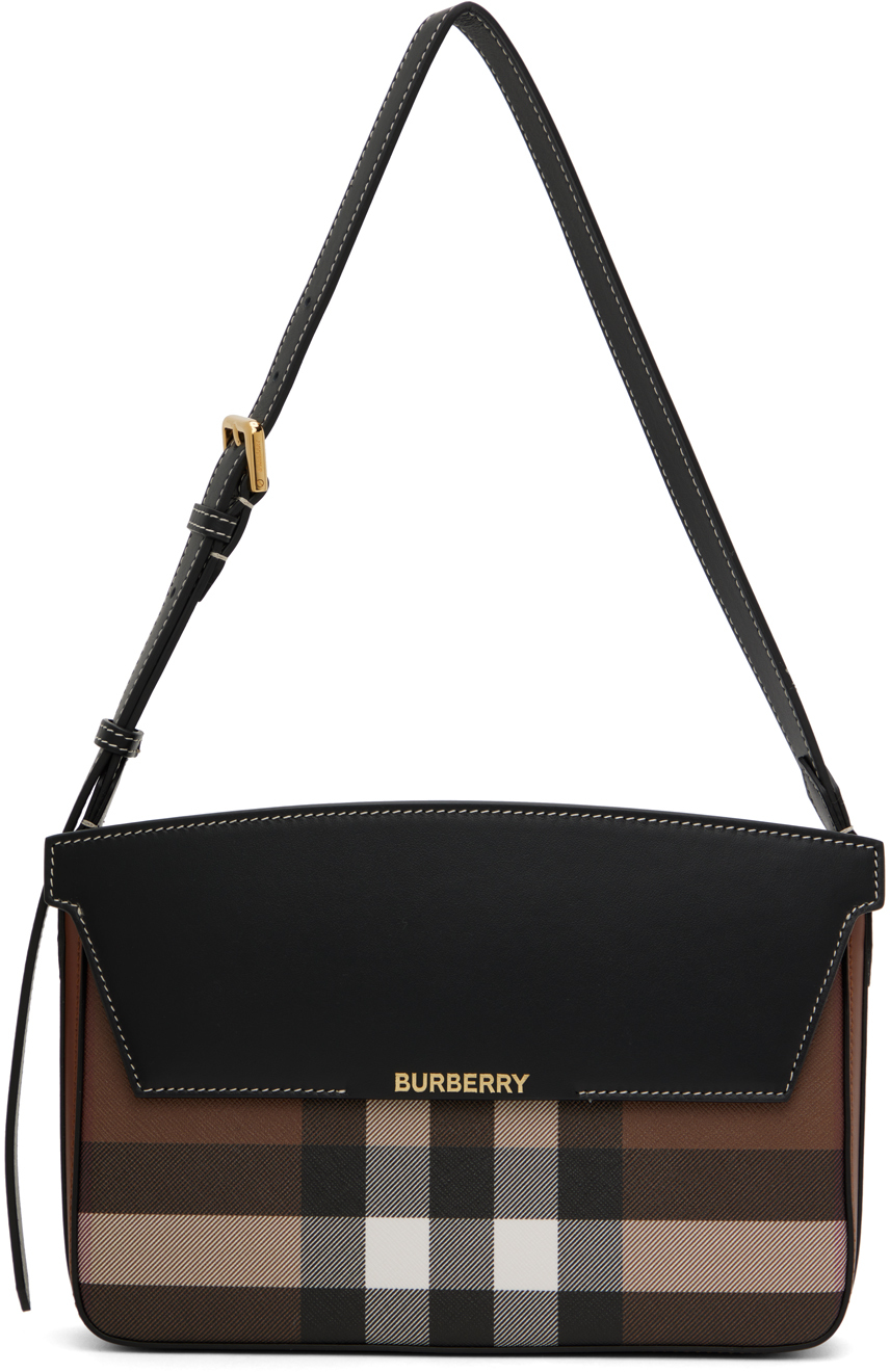 Burberry Pre-owned Women's Faux Leather Shoulder Bag - Brown - One Size