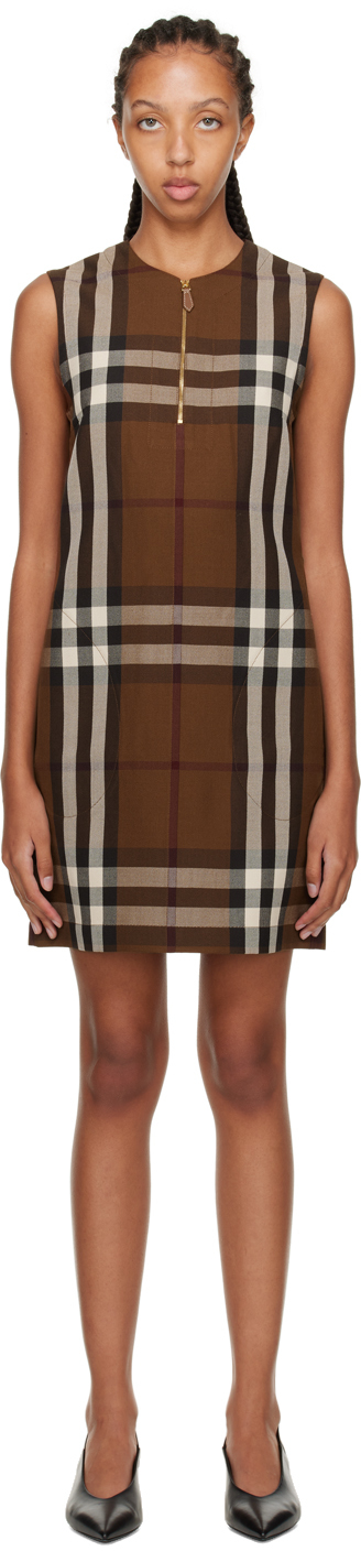 Brown Sofy Midi Dress