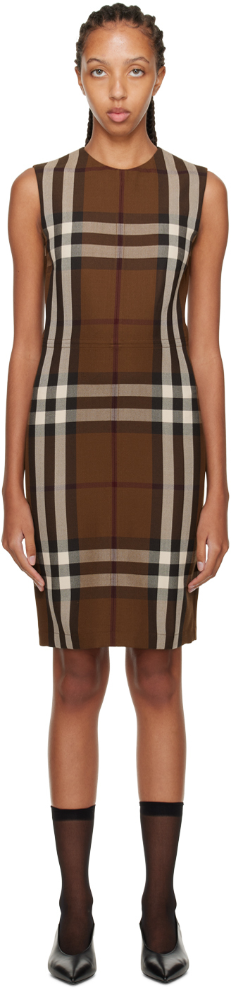 Brown Macy Midi Dress
