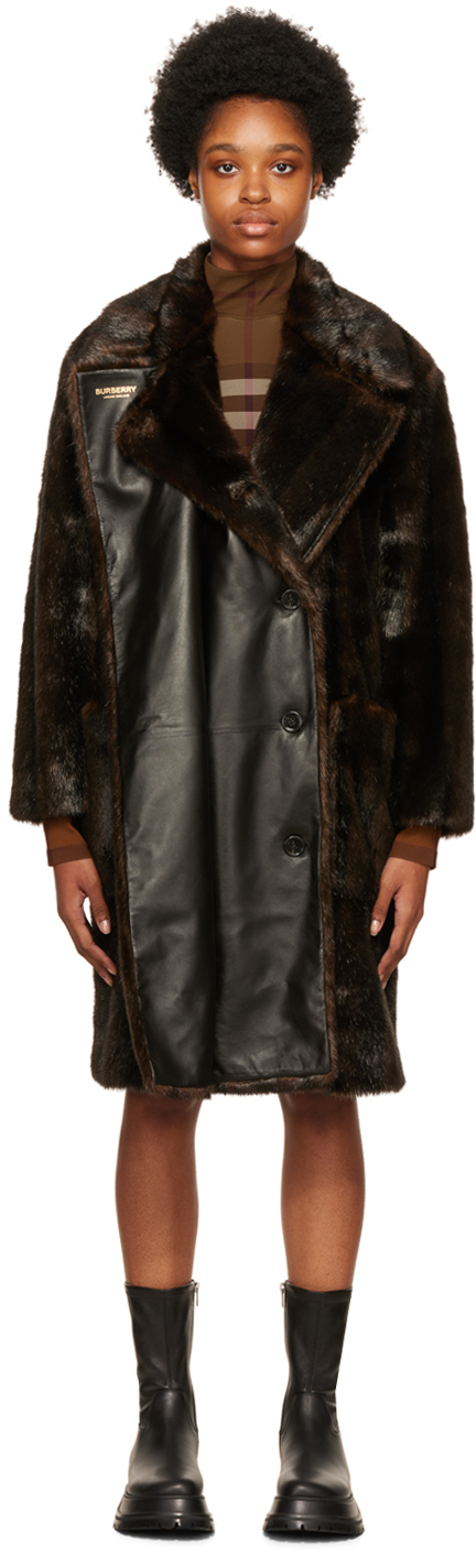 Burberry: Brown Camden Coat | SSENSE