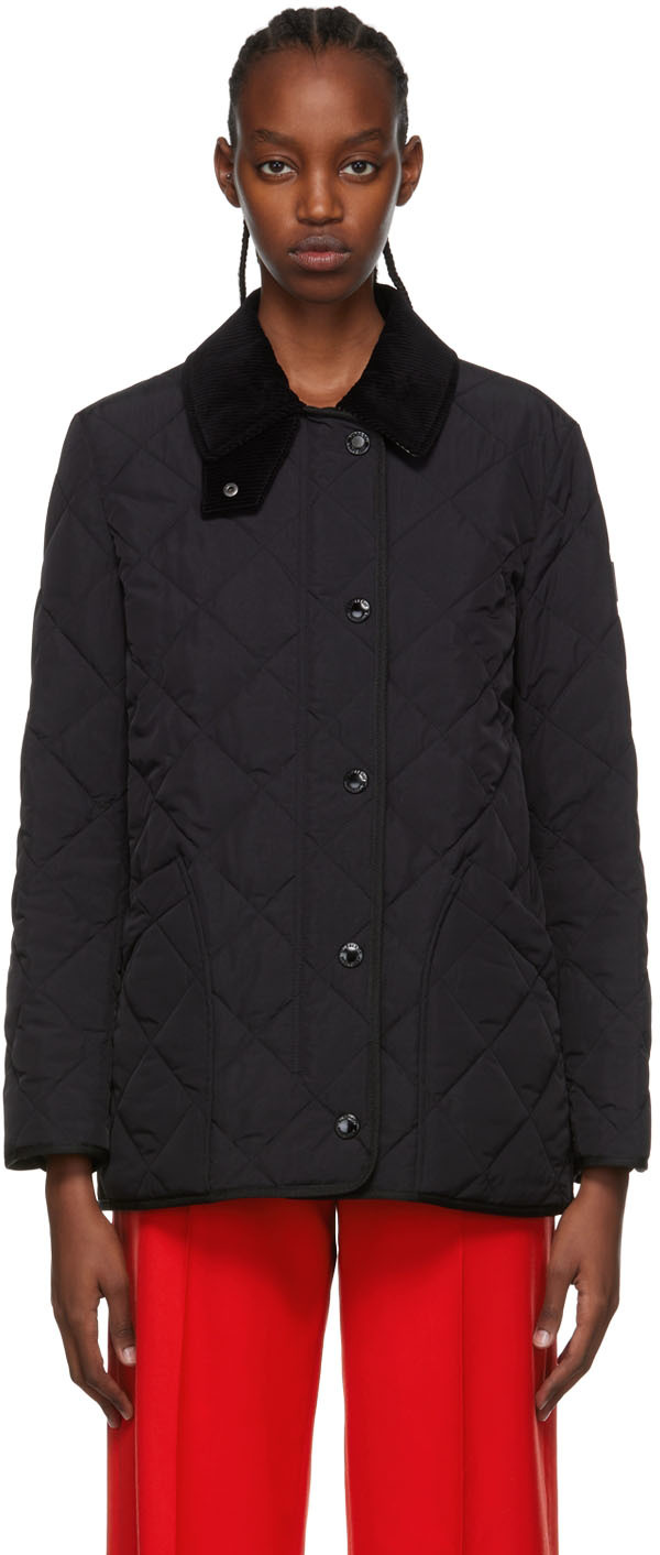 Burberry: Black Nylon Jacket