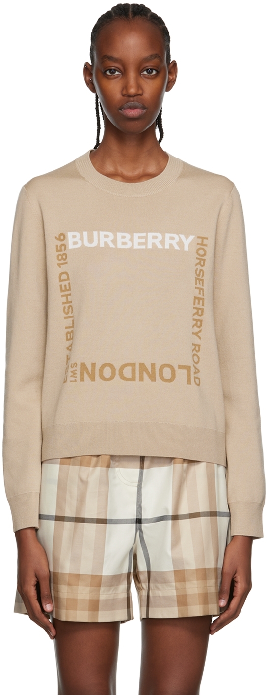 Beige Horseferry Sweater