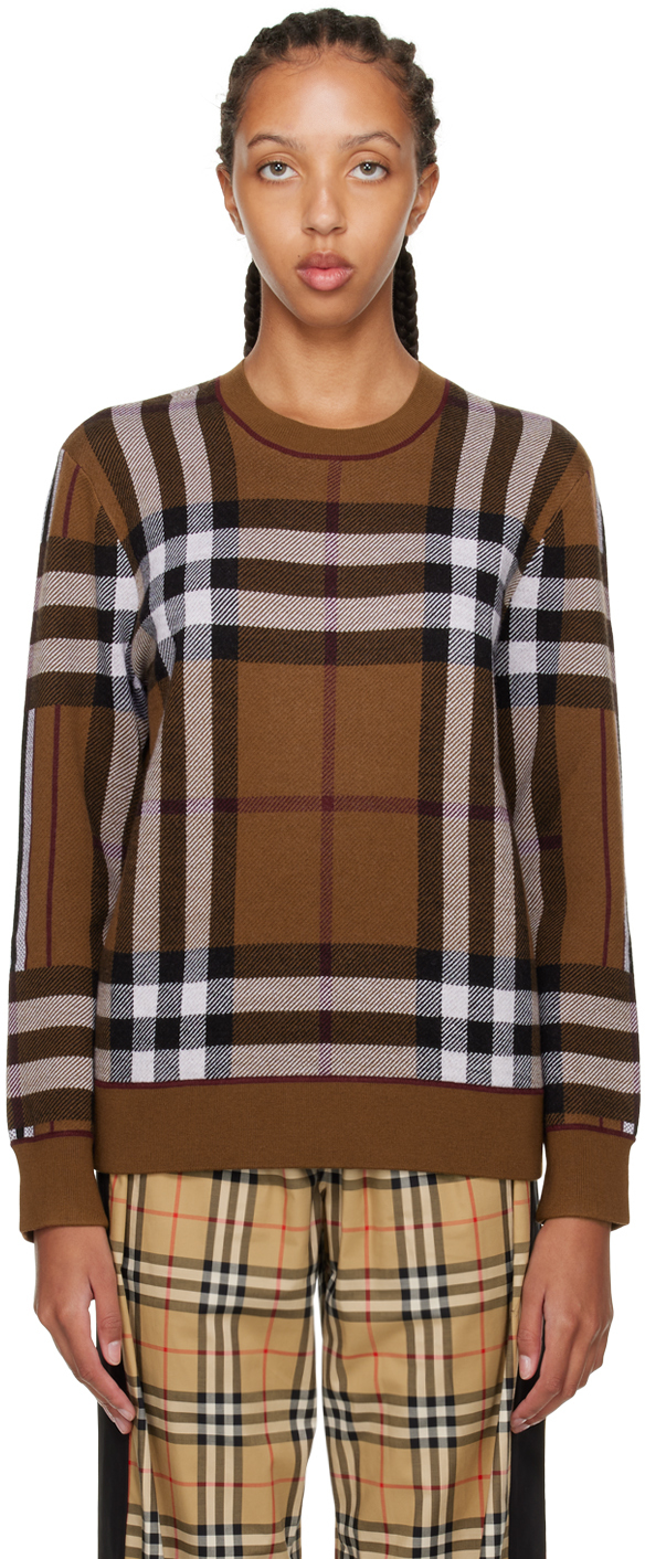 Burberry: Brown Fallon Sweater | SSENSE