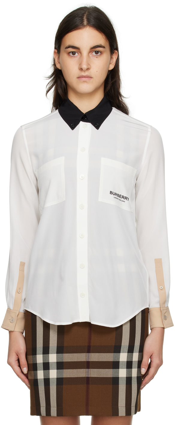 Burberry White Annette Shirt