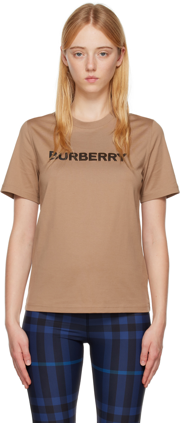 Burberry Brown Print T-Shirt