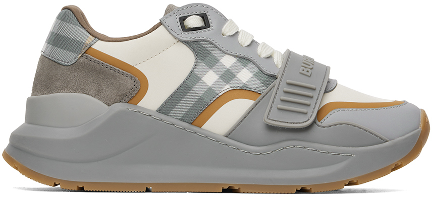 Gray Check Sneakers