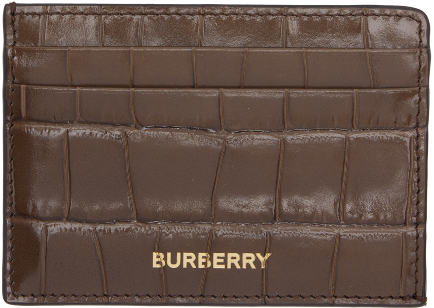 Burberry Black Stripe Kier Card Holder – BlackSkinny