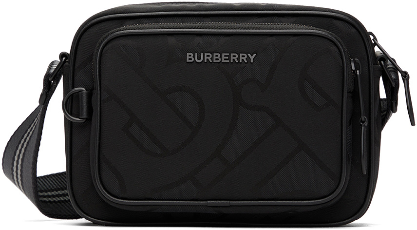 Burberry Black Monogram Messenger Bag
