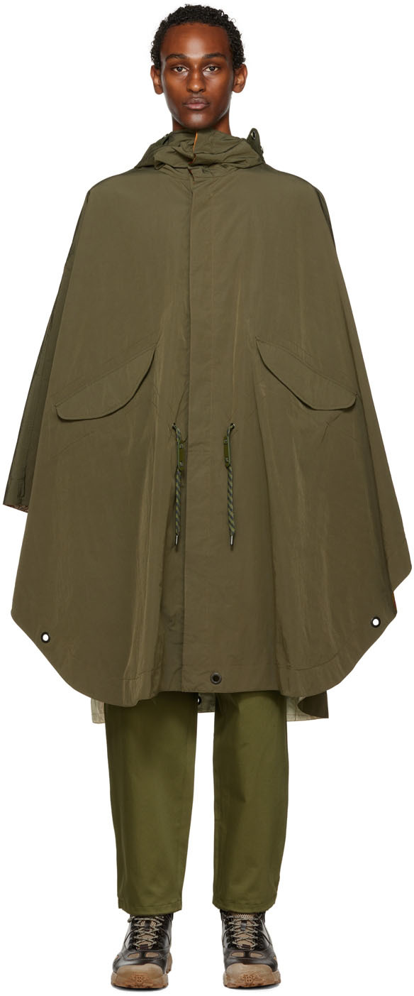 Green Braidley Coat SSENSE Men Clothing Jackets Ponchos & Capes 