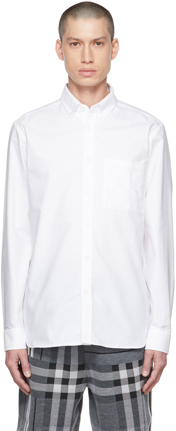 Burberry White Monogram Shirt