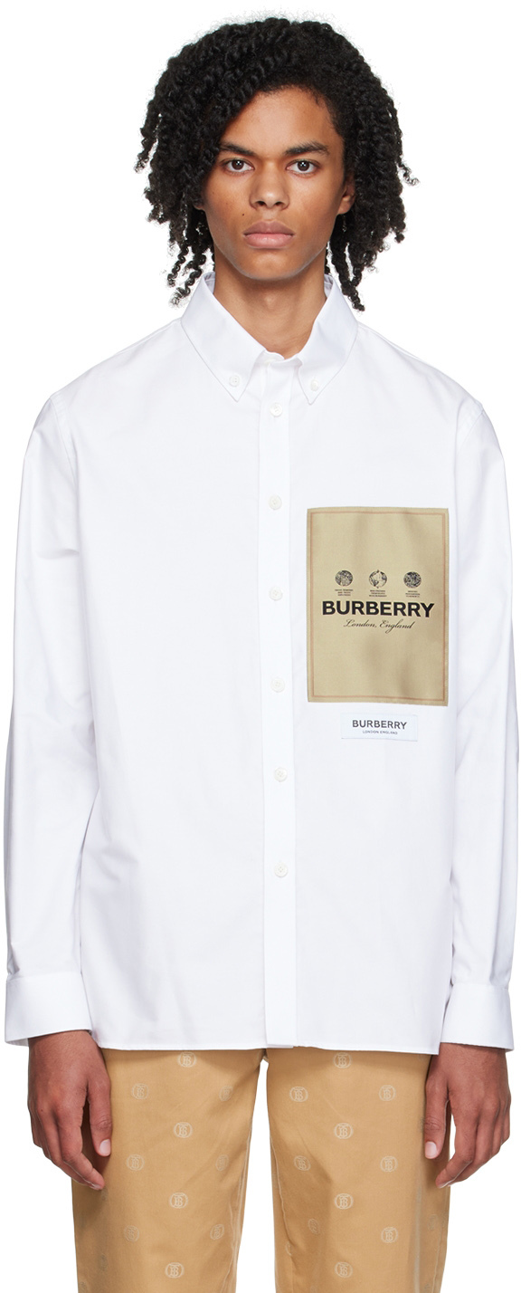 Burberry White Trafford Shirt