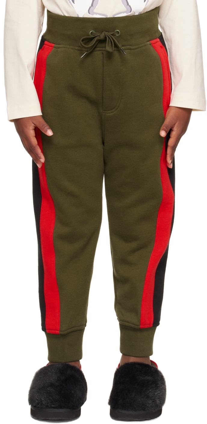 Ssense Abbigliamento Pantaloni e jeans Pantaloni Pantaloni chinos Kids Khaki & Navy Panel Track Pants 