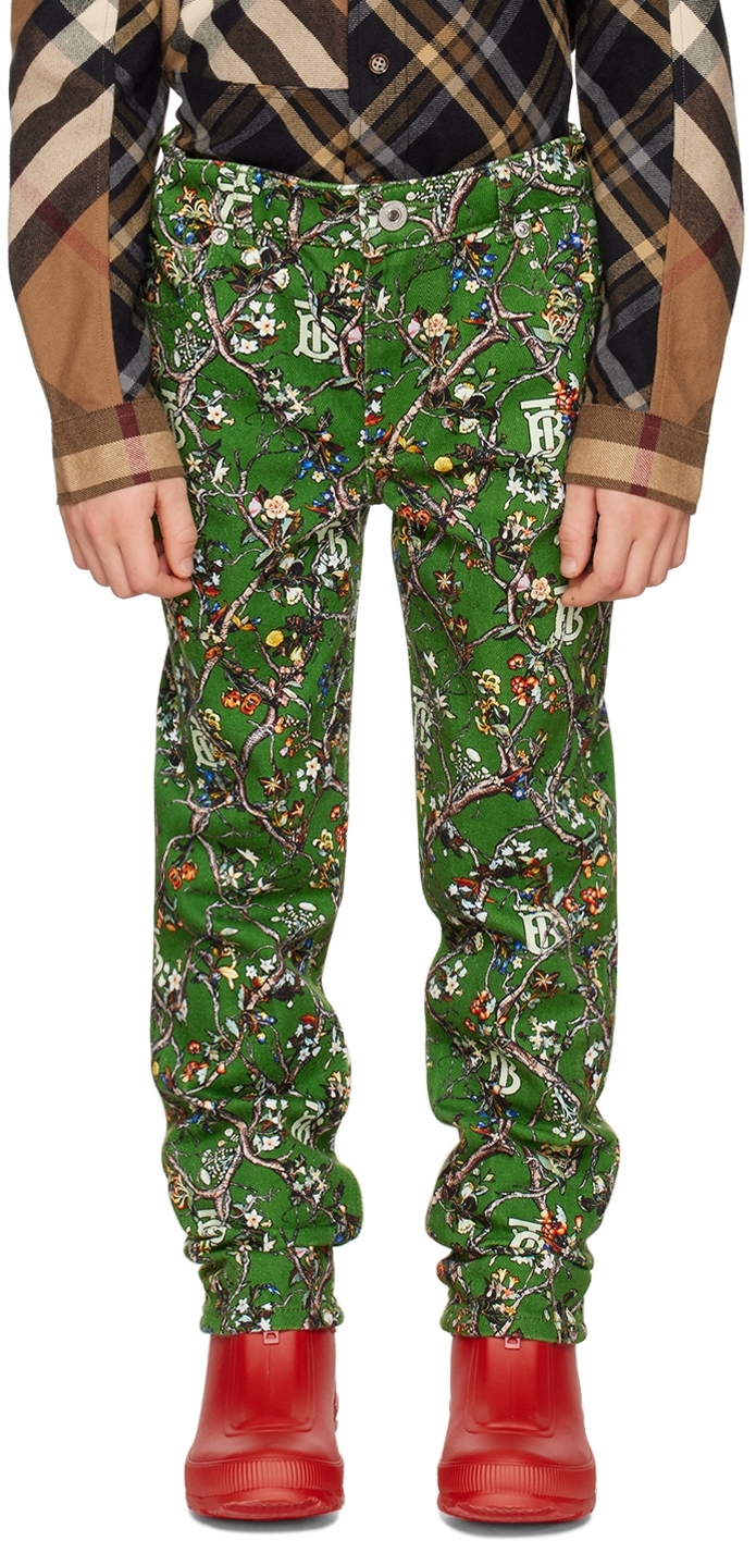 Kids Green Cotton Cargo Pants Ssense Abbigliamento Pantaloni e jeans Pantaloni Pantaloni cargo 