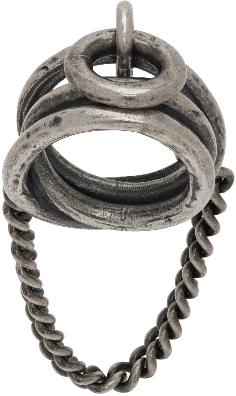 Silver Lika Ring by Ann Demeulemeester on Sale