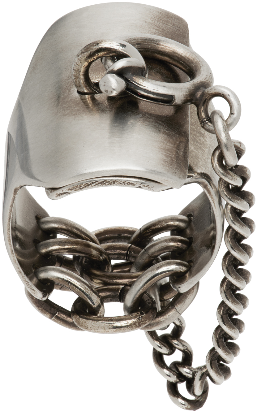 Silver Martine Locking Ring