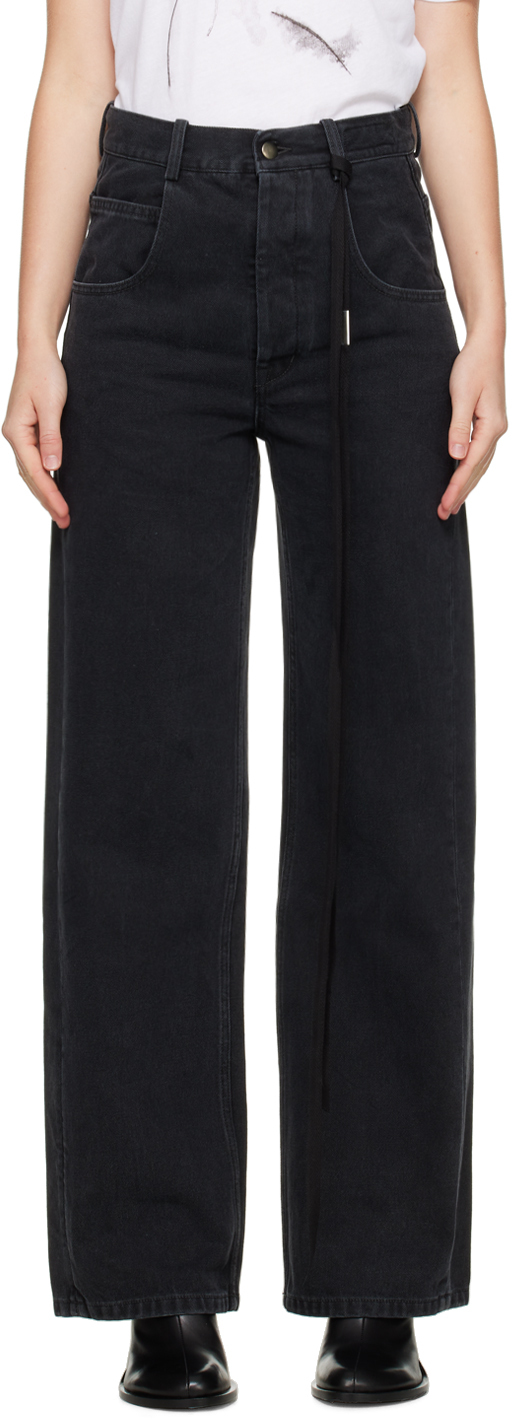Ssense Donna Abbigliamento Pantaloni e jeans Jeans Jeans slim & sigaretta Black Slim-Fit Jeans 