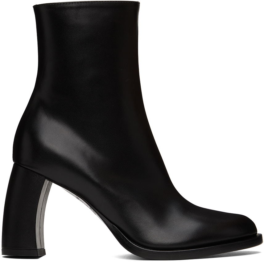 Black Lisa Boots by Ann Demeulemeester on Sale
