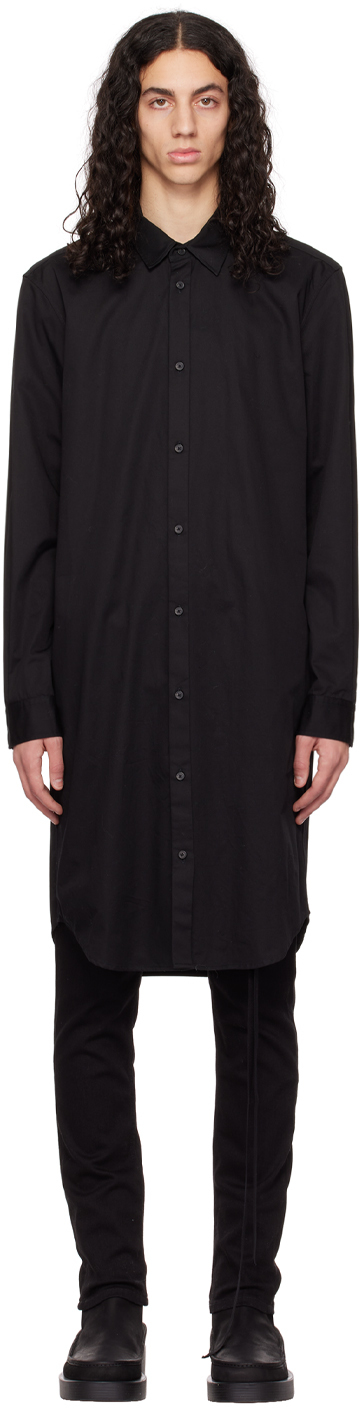 Ann Demeulemeester: Black Maurice Shirt | SSENSE UK