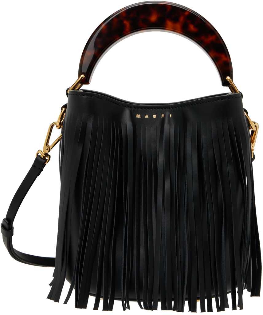 Marni Black Small Venice Bucket Bag