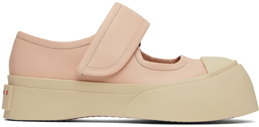 Marni Pink Pablo Mary Jane Sneakers
