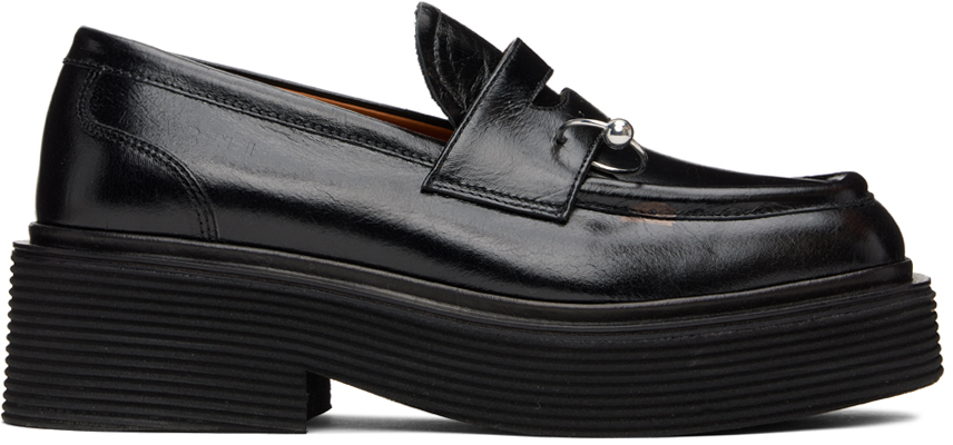 Black Piercing Loafers