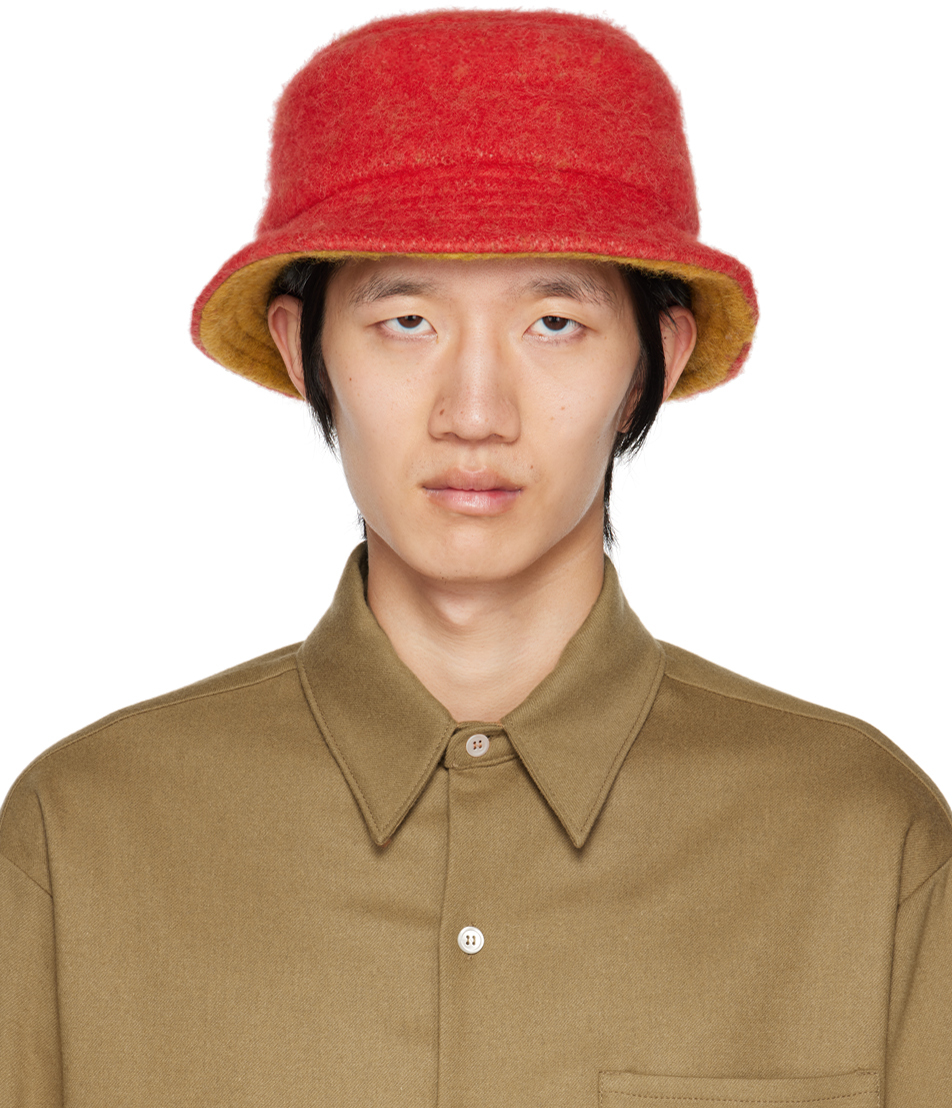 SSENSE Men Accessories Headwear Hats Woven Bucket Hat 