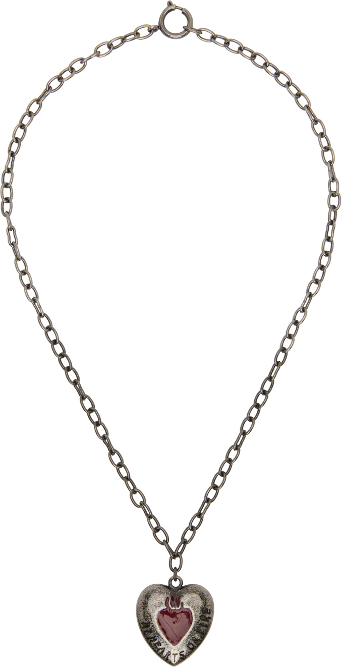 Marni Silver Heart Necklace