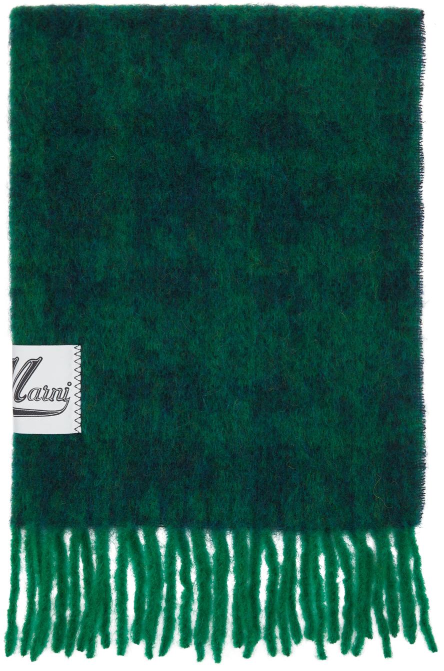 Green Patch Scarf SSENSE Men Accessories Scarves 