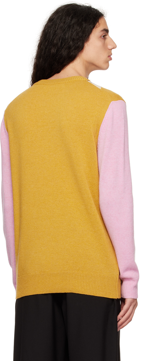 Marni Logo Round Neck Sweater In Ary54 Jupiter