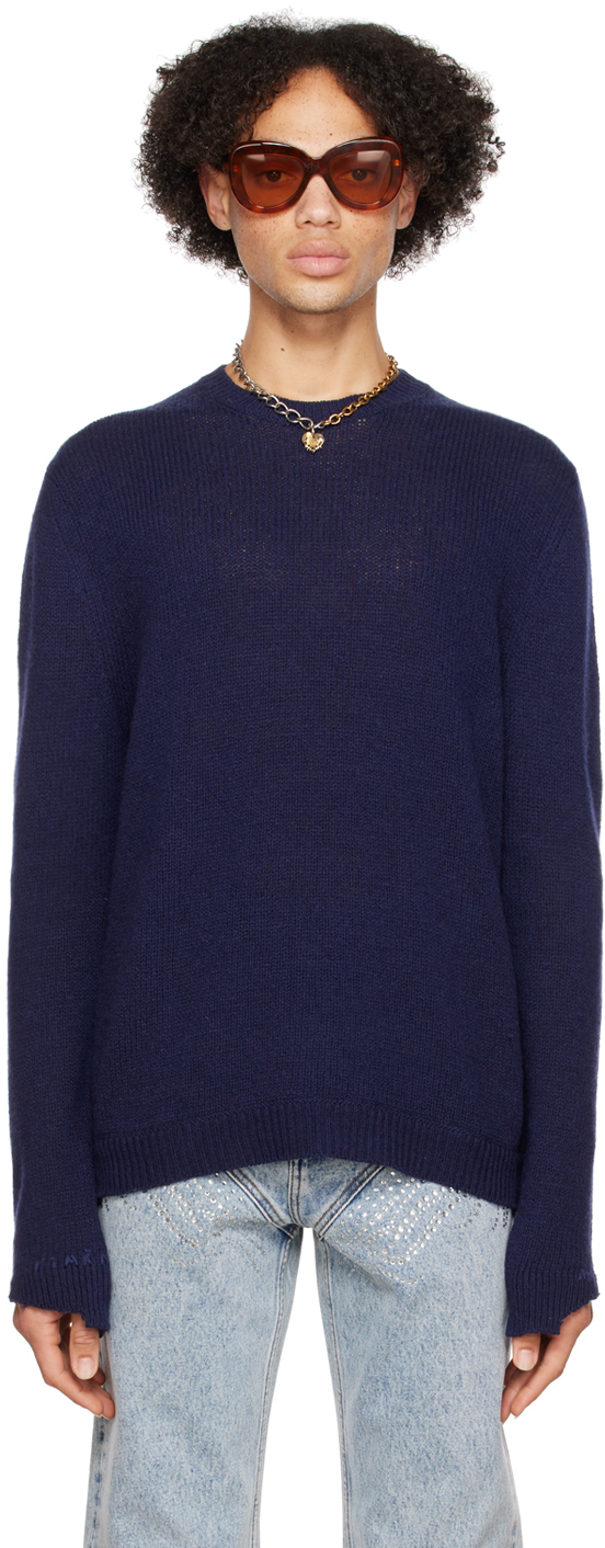 Navy Crewneck Sweater