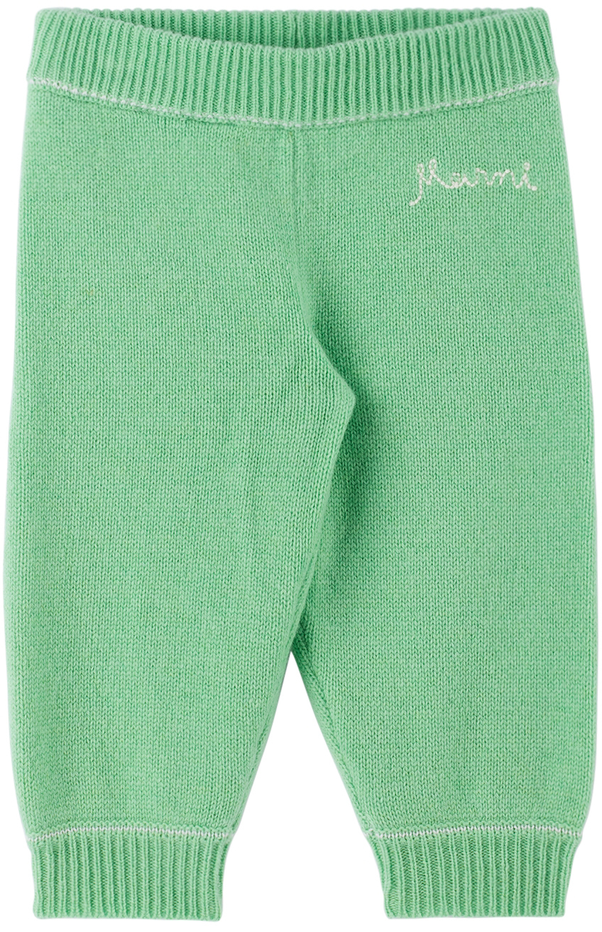 Baby Green Logo Lounge Pants by Marni on Sale