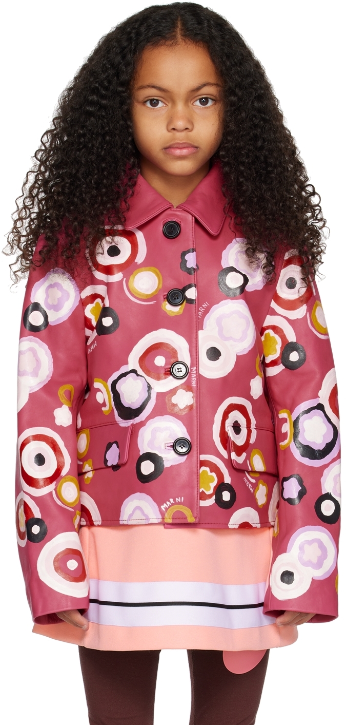 Marni All-over Floral-print Jacket In 0m332