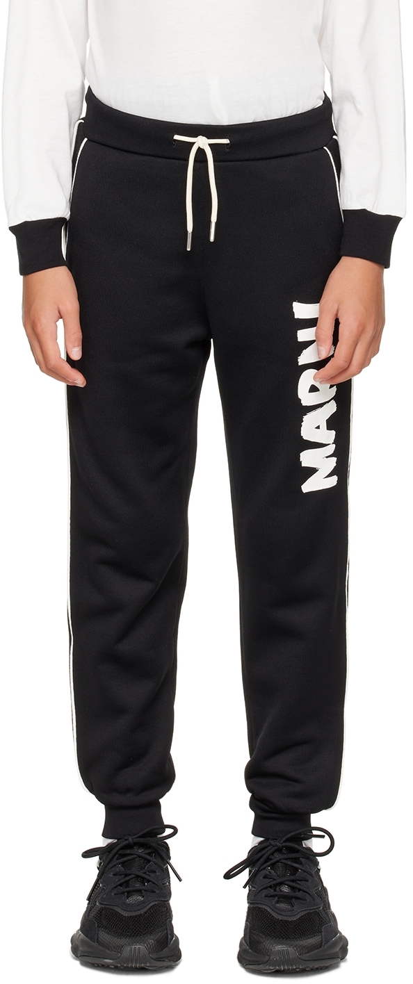 Baby Pink Logo Track Pants by Marni on Sale