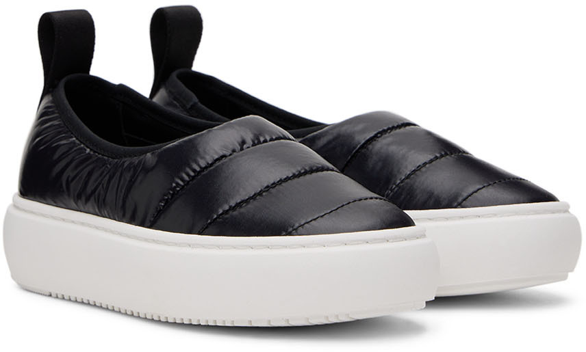 Marni Kids Navy Puffed Slip-on Sneakers In Var. 2