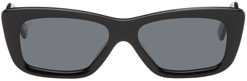 Akila Black Frenzy Sunglasses In Black Frame / Black