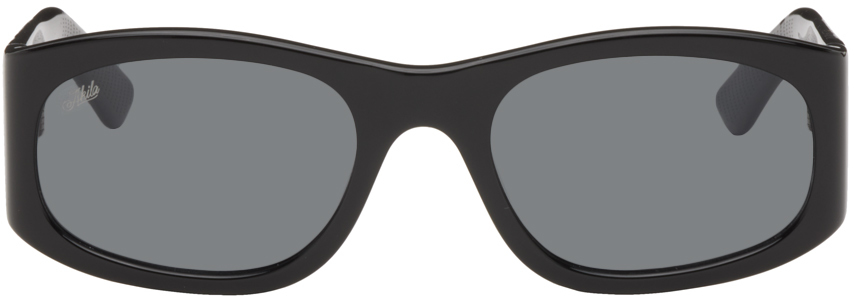 Akila Black Eazy Sunglasses In Black Frame / Black