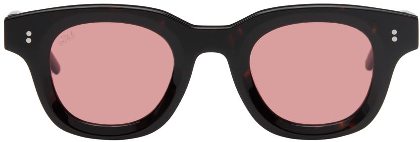 Akila Tortoiseshell Apollo Sunglasses In Black/red