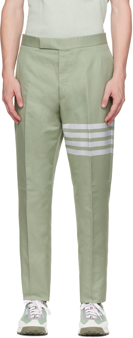 Green 4-Bar Trousers