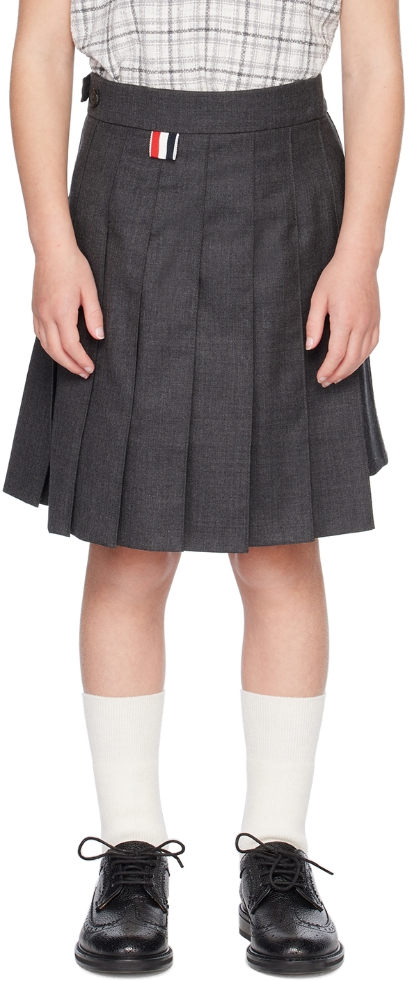 SSENSE Exclusive Kids Black Tartan Skirt Ssense Bambina Abbigliamento Gonne Gonne stampate 