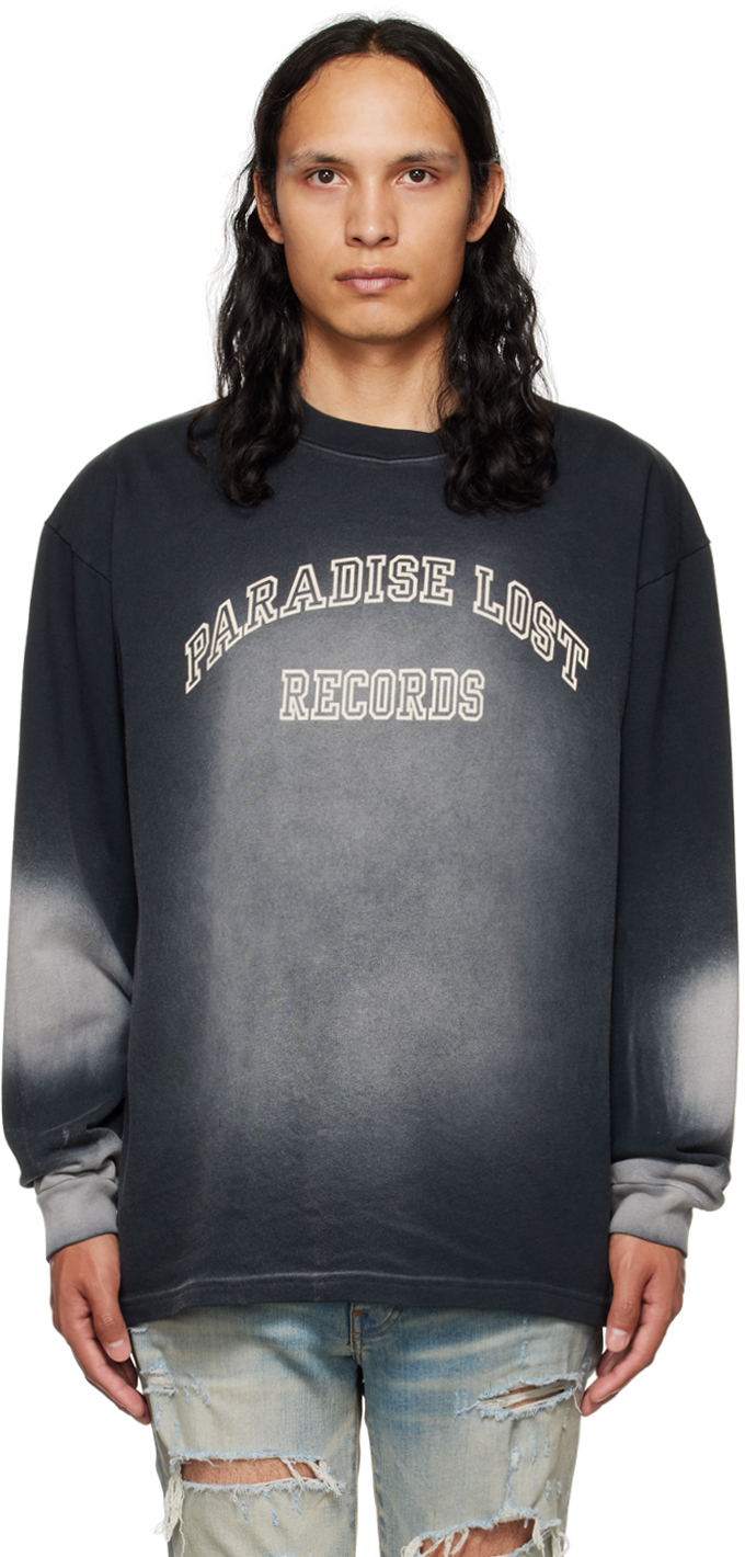 Alchemist Black 'Paradise Lost Records' Long Sleeve T-Shirt