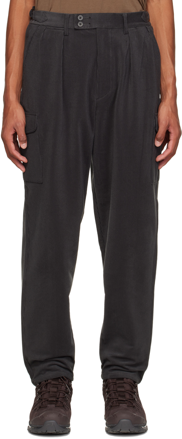 Descente ALLTERRAIN: Gray Pleated Cargo Pants | SSENSE