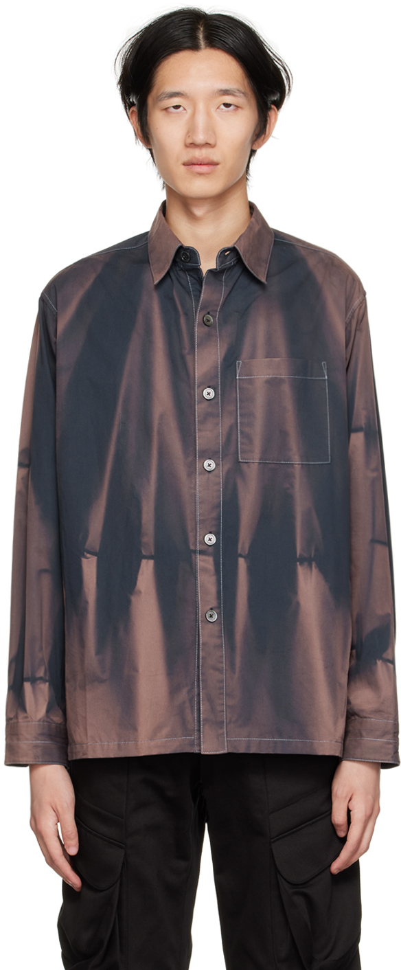 JiyongKim: Brown Sun-Bleached Shirt | SSENSE