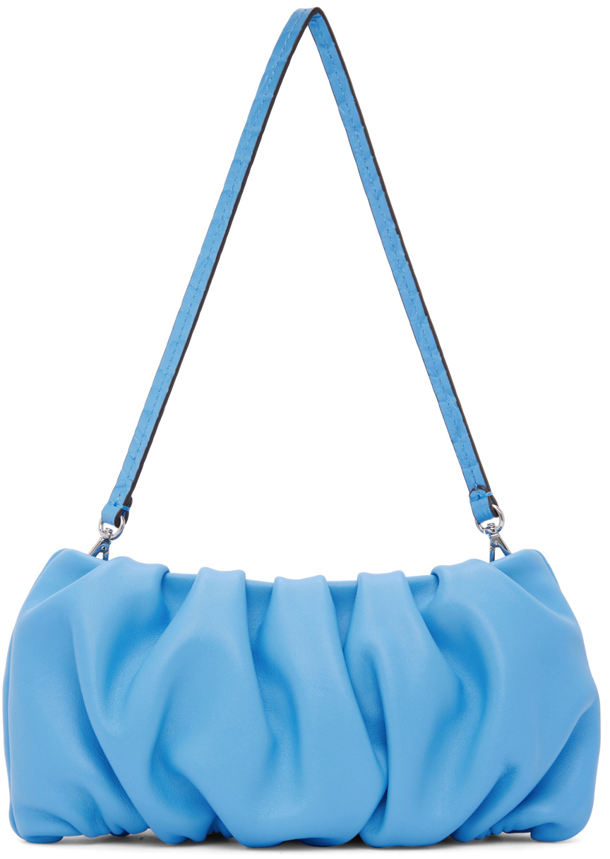 Staud Blue Bean Shoulder Bag