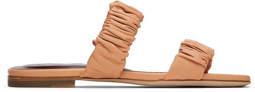 Staud Orange Maya Sandals