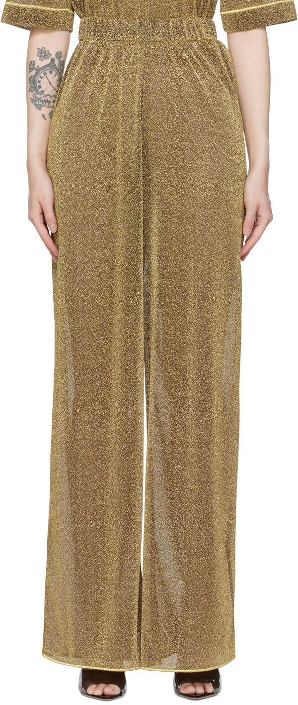 Gold Lumière Lounge Pants SSENSE Women Clothing Loungewear Sweats 