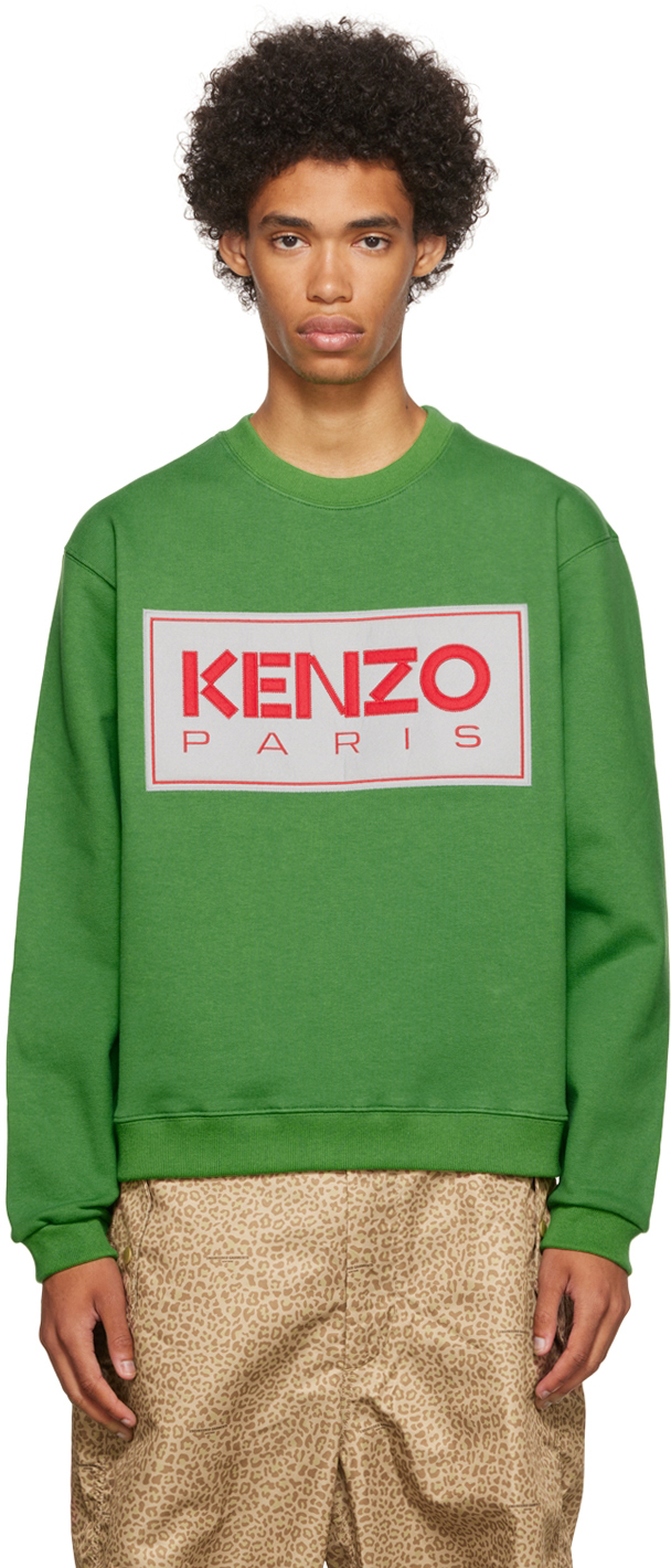 Green Classic Sweatshirt by Kenzo on Sale